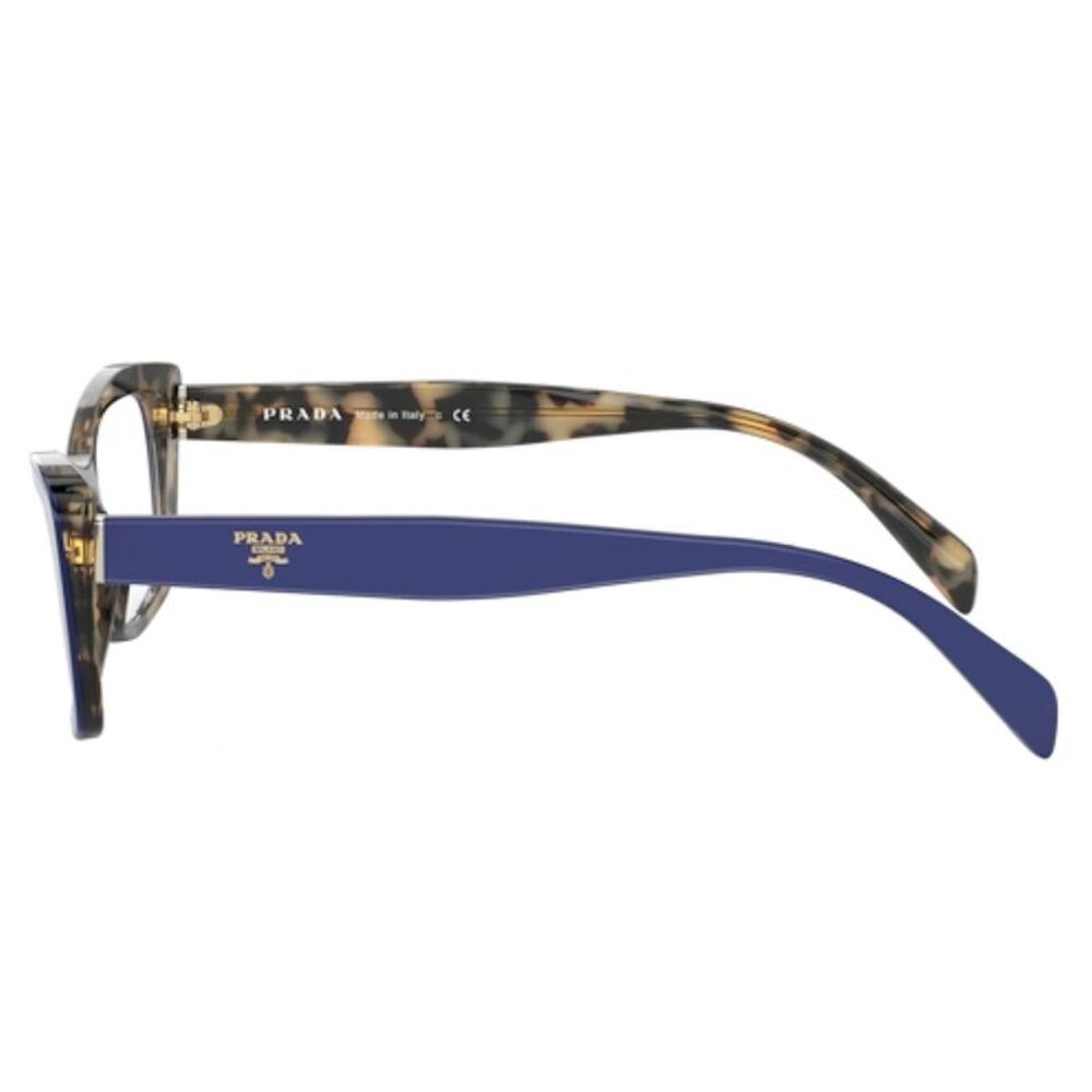 Prada PR 15XV 05C1O1 Blue Plastic Cat Eye Eyeglasses 53mm - Picture 3 of 3